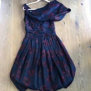 Moschino knee length silk dress